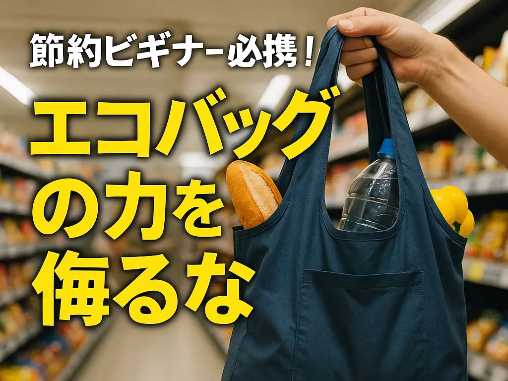 節約ビギナー必携！エコバッグの力を侮るな